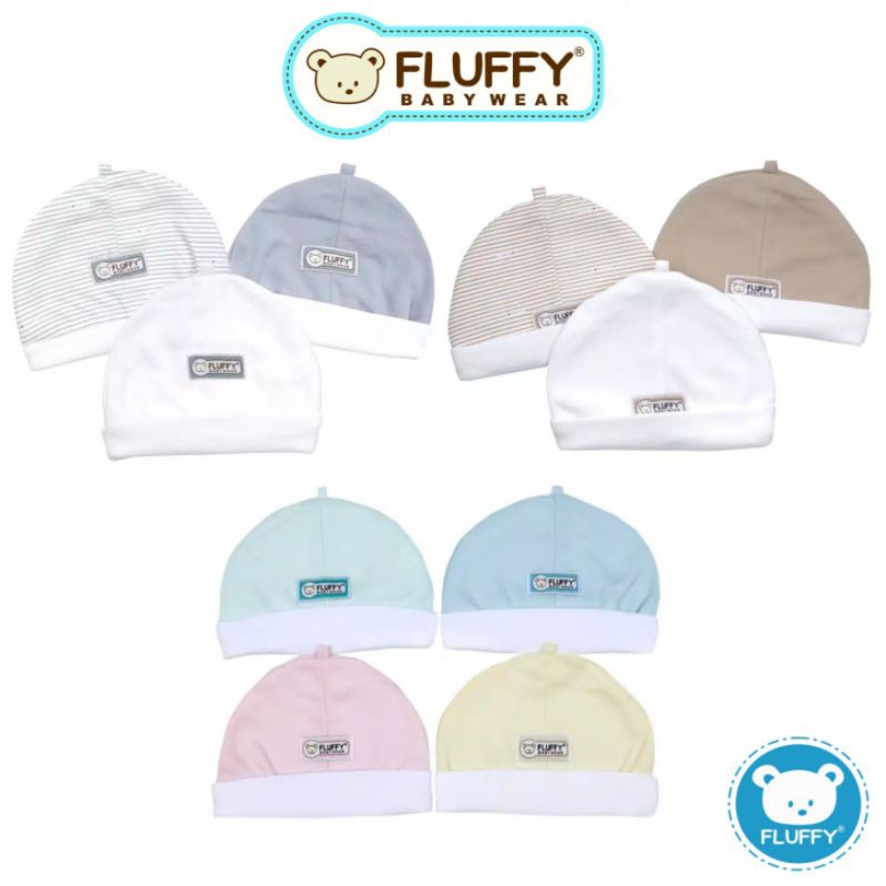 Fluffy Topi Emen Bayi Newborn (1pcs)