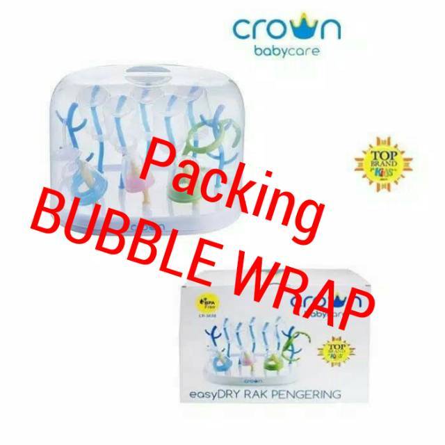 Crown Rak Botol Susu Easy dry multidrying CROWN RAK BOTOL SUSU Packing Bubble  CR 3638 s1