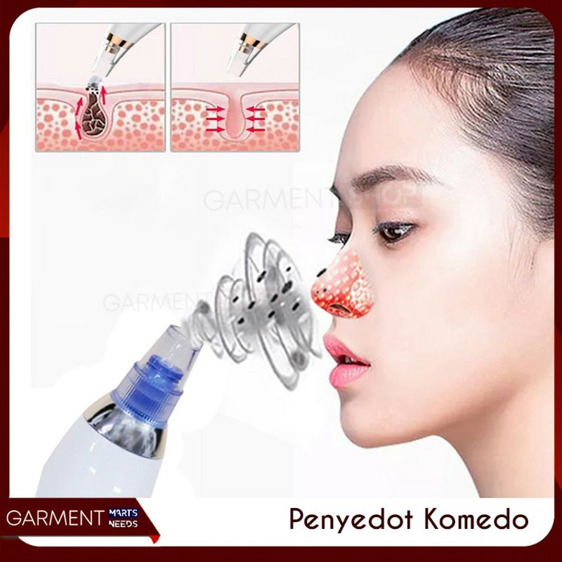 Alat Penyedot Komedo Jerawat Elektrik DermaSuction