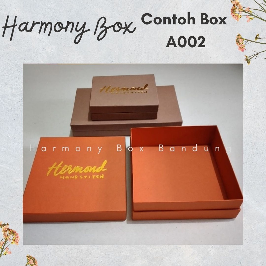 

HARMONY BOX-Box/Kotak Kemasan PRODUK CUSTOM (Kode A002) Box Kemasan, Kotak Kemasan, Kotak Kado, Packaging, Dus Kemasan, Kemasan Karton, Kotak Penyimpanan, Box Penyimpanan.