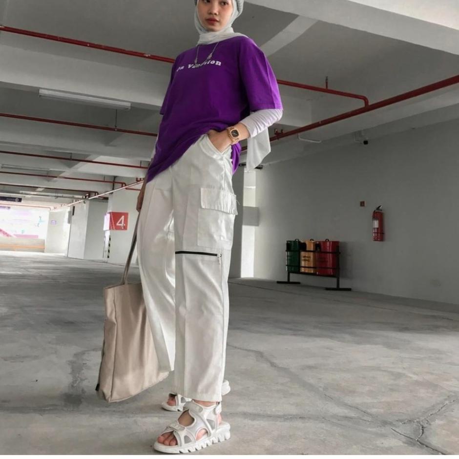 (PROMO) ZIPPER PANTS CARGO WANITA | CELANA CARGO WANITA | CELANA CARGO RESLETING BAHAN DRILL PREMIU