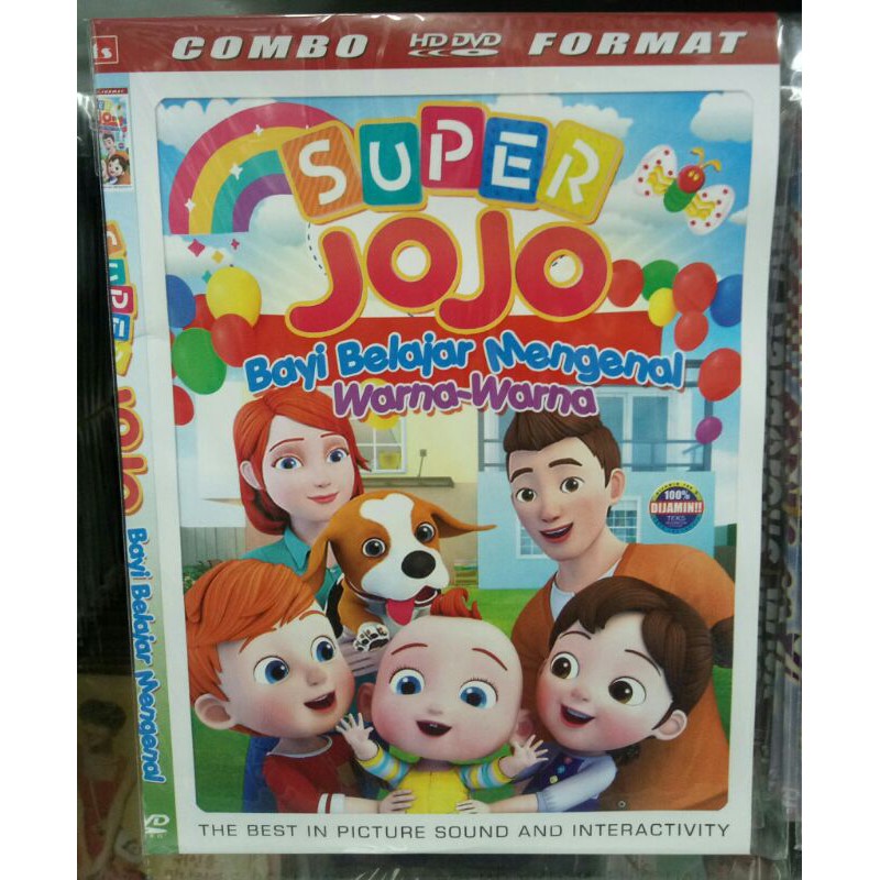 Kaset Kartun Anak SUPER JOJO BAYI BELAJAR MENGENAL WARNA WARNA