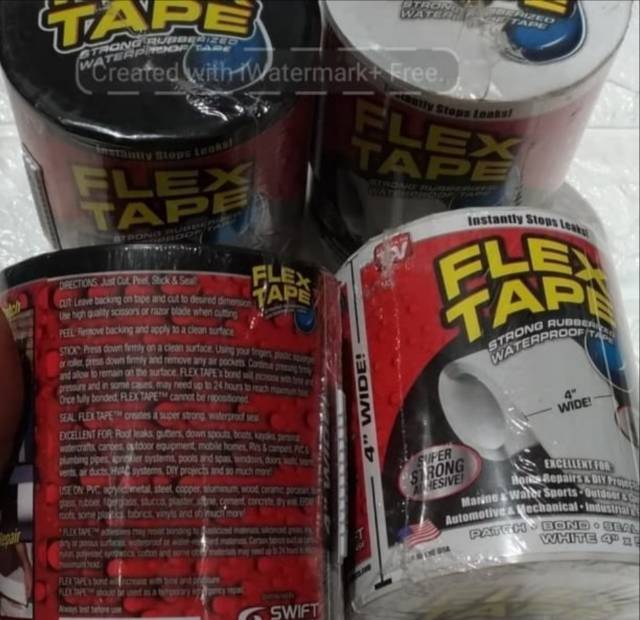 flex tape isolasi karet tahan air tahan bocor made in usa