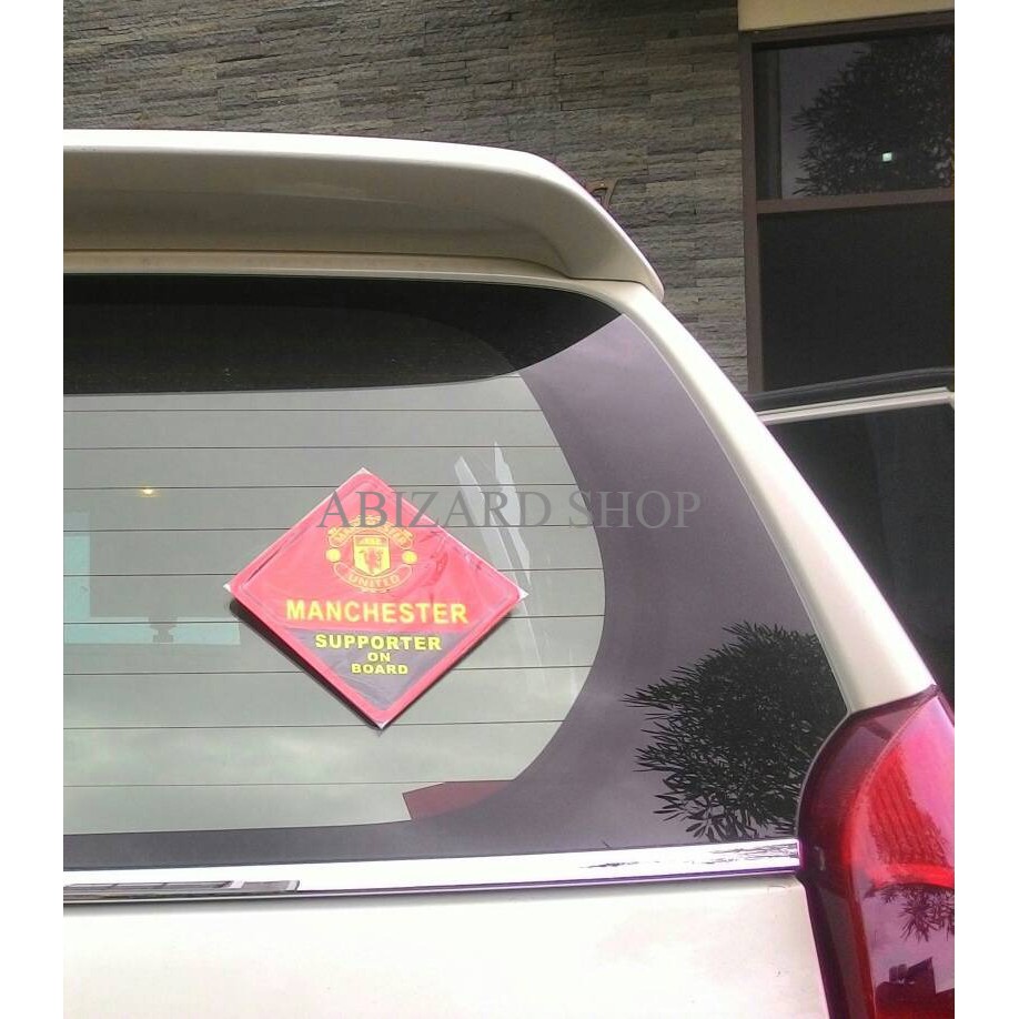 Sticker Stiker Mobil Bola MU Arsenal Chelsea Liverpool