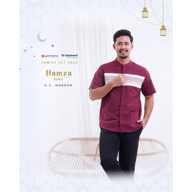 EL-RASHEED KOKO HAMZA KOKO KATUN LENGAN PENDEK ORIGINAL