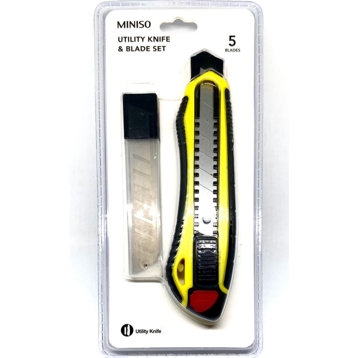

Hot Sale Miniso Utility Knife & Blade Set (Cutter) Diskon