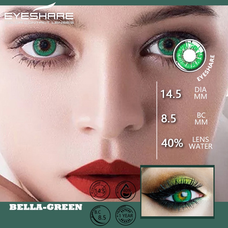 SRS (COD YES) soft lens mata cairan dan alat soflens diameter 14.5mm softlens halloween soflens korea aesthetic softlens minus(0.00) free lenscase cosplay soflen bella blue