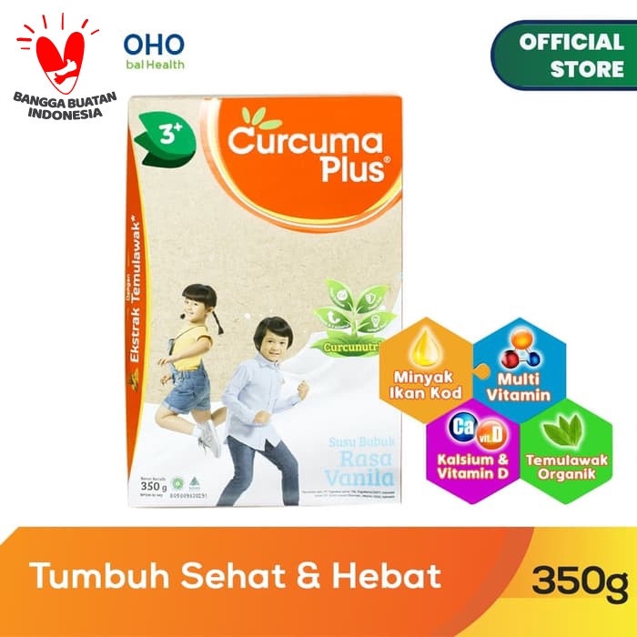 

BigSales-id : Paket Curcuma Plus Susu Bubuk Anak Rasa Vanila 350g + Rasa Coklat 350g