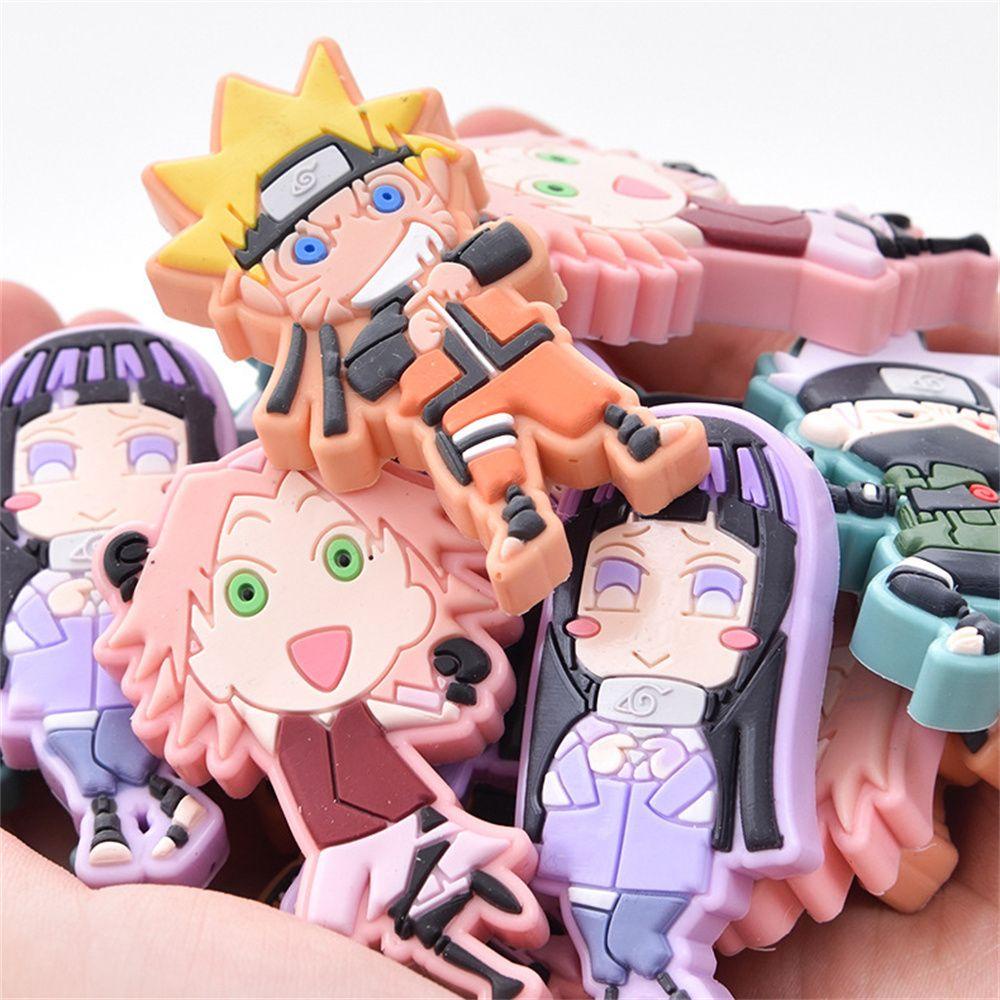 Agustina Naruto 3D Eraser Kid Novelty Untuk Pensil Menghapus Alat Tulis Less Debu Perlengkapan Koreksi Karet Erasers