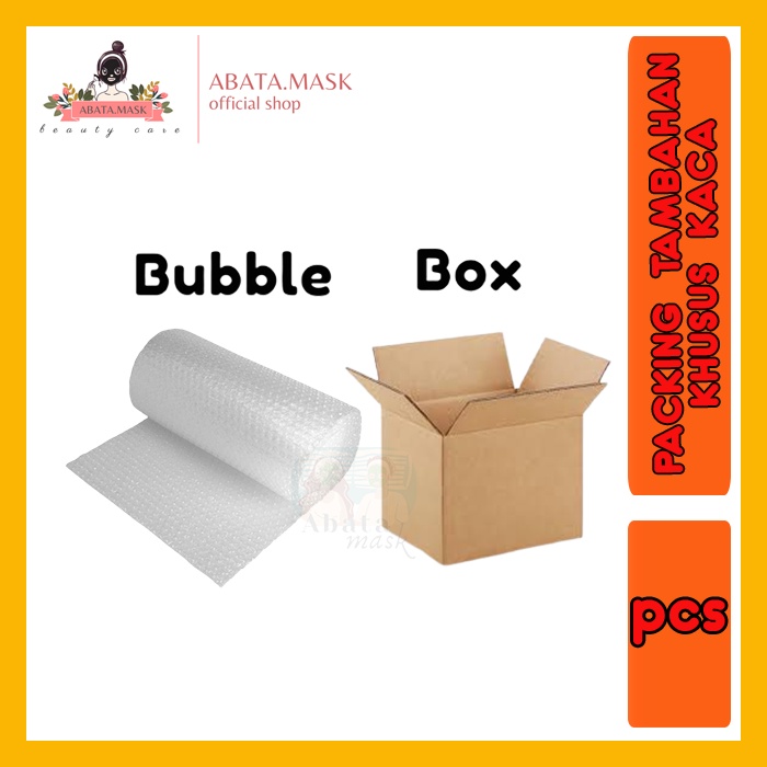 

Packing Tambahan Box & Bubble Wrap Khusus Pembelian Kaca