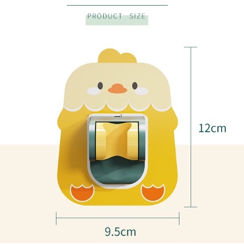 Gantungan SHOWER Kartun Hewan Imut / Hanger Shower Bidet Holder Animal / Gantungan Sapu Pel Gambar Karakter Hewan Lucu / Gantungan Animals Shower Holder