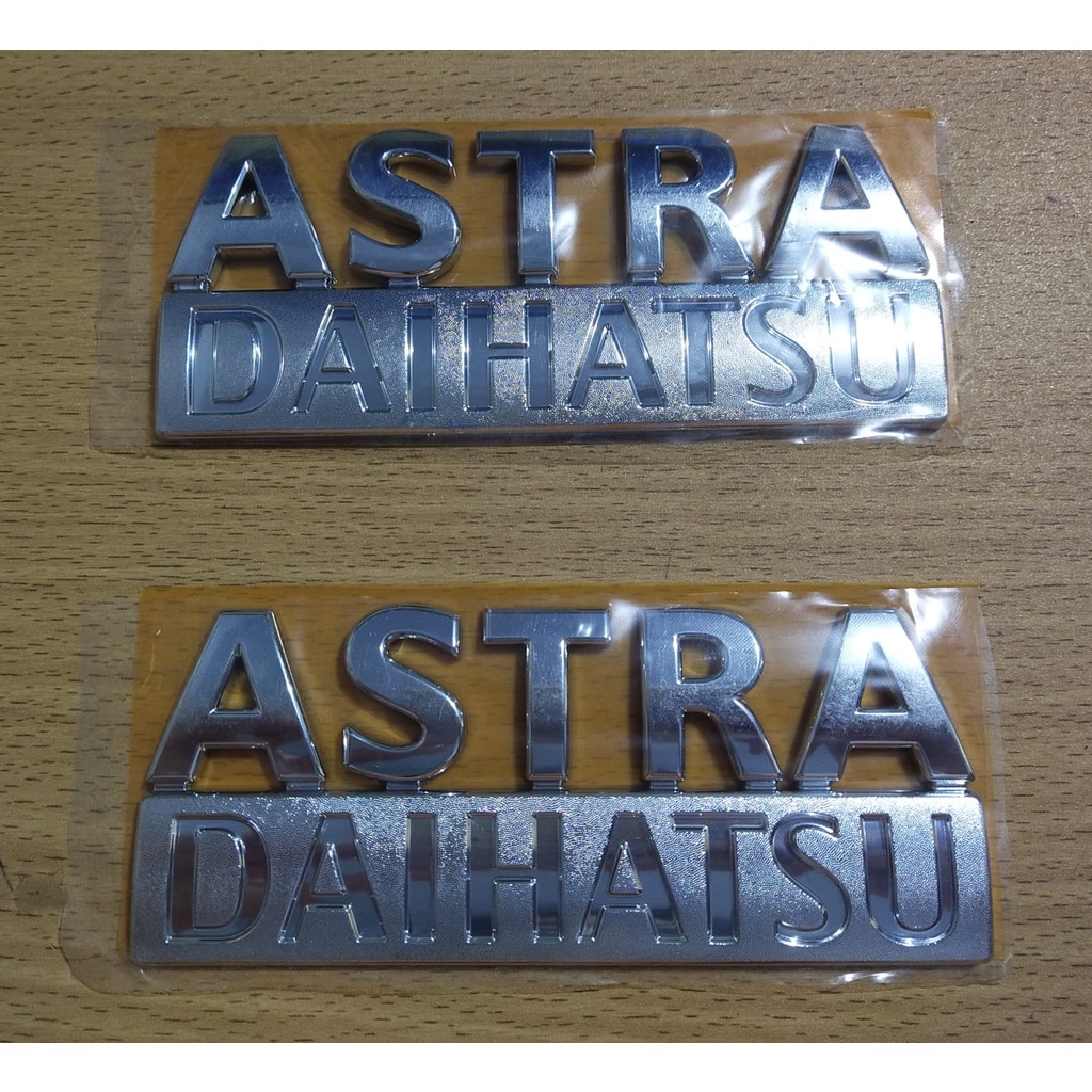 Emblem Logo Tulisan Astra Daihatsu Original