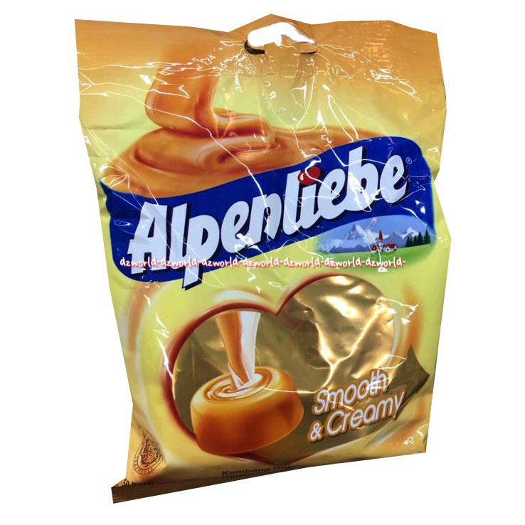 Alpenliebe Smooth &amp; Creamy 125gr Candy Permen Susu Caramel Alpenlibel Alpen Liebe Alpen libel Karamel