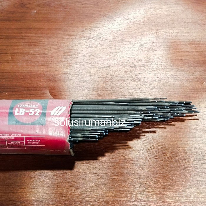 KAWAT LAS 2.6M LB52 1KG perkg ecer kgan 1 kg LB-52 LB 52 welding