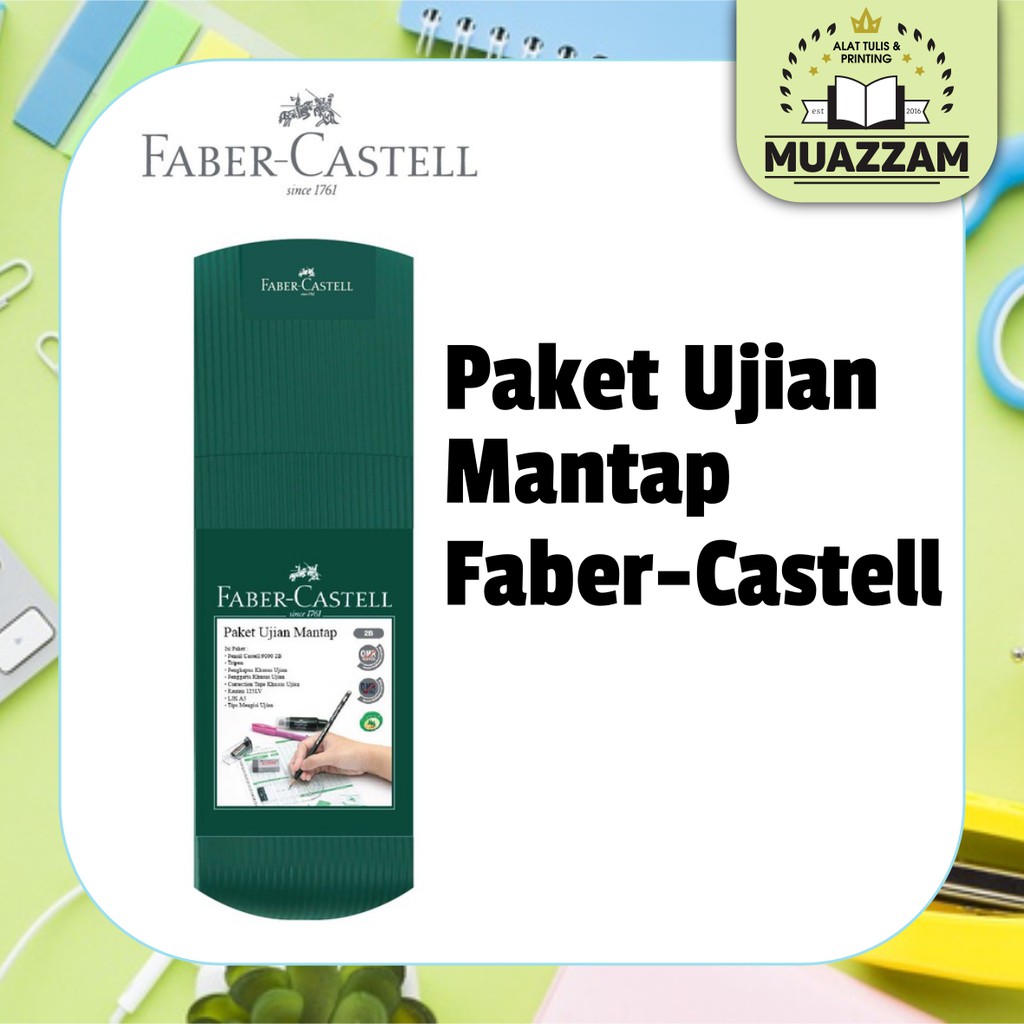 

Faber-Castell Paket Ujian Mantap Set 119057 100LV