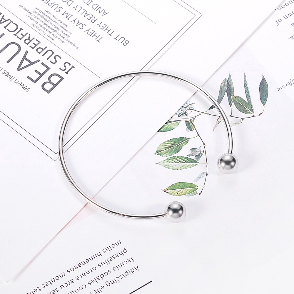 Gelang Bangle Model Terbuka Gaya Korea untuk Wanita-3