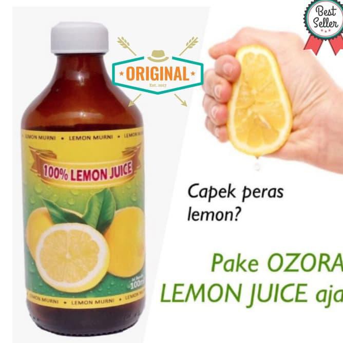 

> Lemon Juice Murni Ozora 100% 350Ml Perasan Lemon Asli Sari Lemon Afye