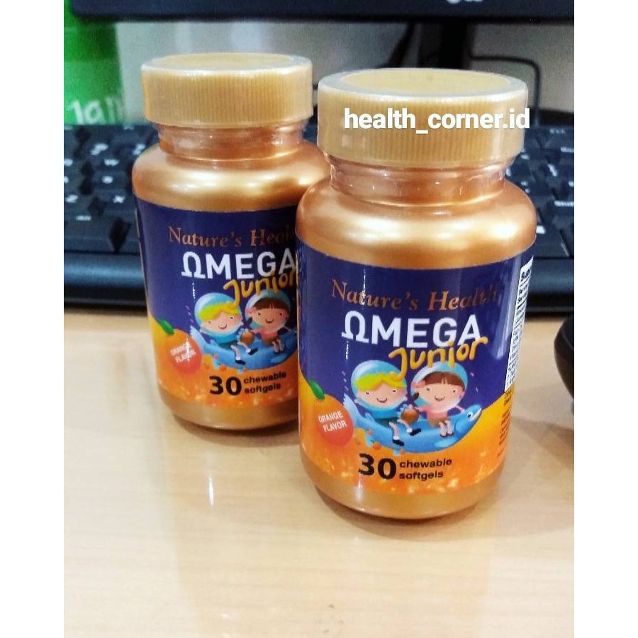 Natures Health Omega Junior 30sgl - Kids Omega DHA