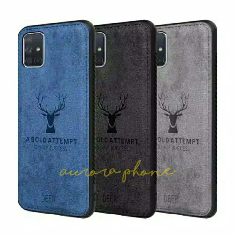Soft Case Samsung Galaxy M30s / M31 / M21 / M51 DEER Cloth Silicone Protective Back