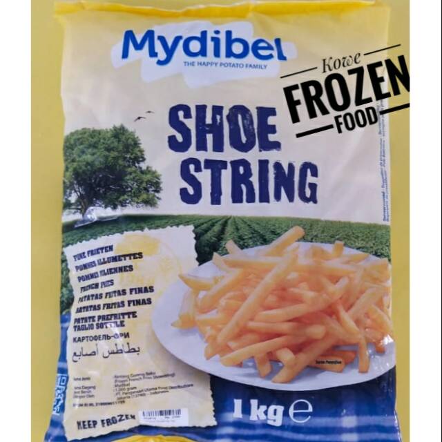 

Shoe string mydibel / kentang goreng frozen 1kg kilo