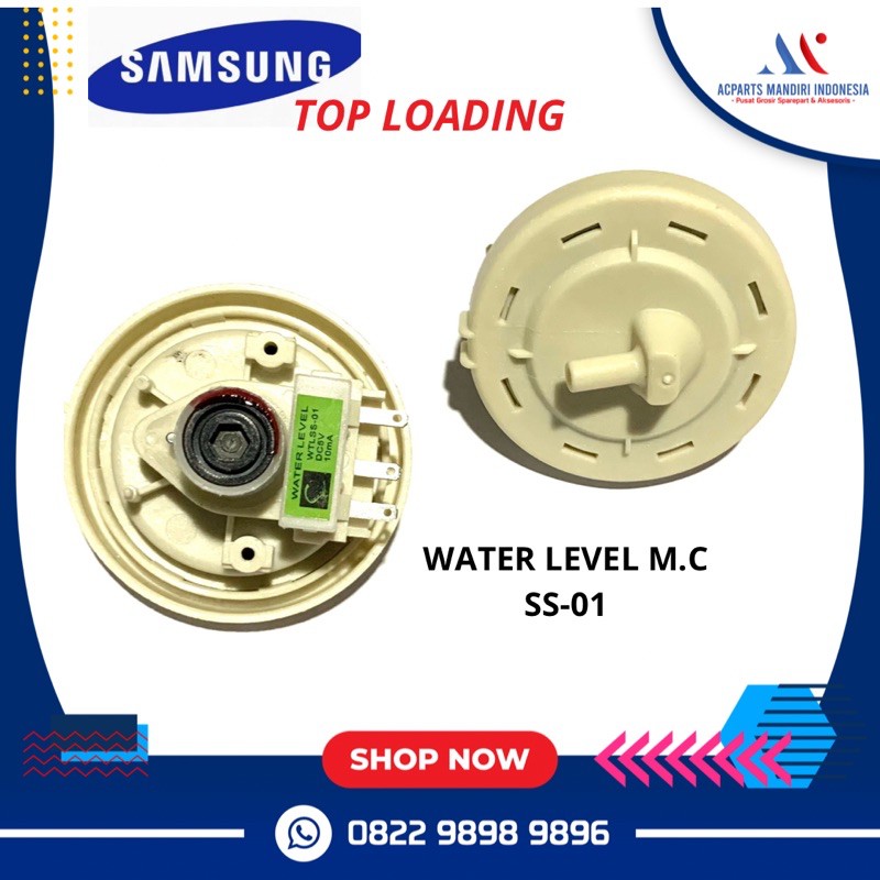 water level mesin cuci SAMSUNG TOP LOADING