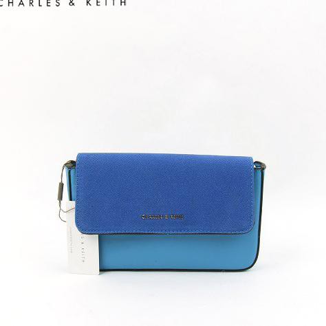 Dompet-Wanita- Ck Ori/ Dompet Ck/ Tas Pinggang Wanita/ Ck Pouch Waist Original - Biru -Terkini.