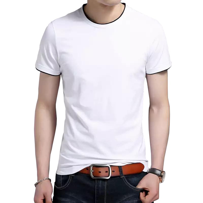 PAKAIAN KAOS POLOS WARNA WHITE PUTIH BAHAN KATUN NYAMAN SLIM FIT MELAR DINGIN IMPORT ORIGINAL ASLI