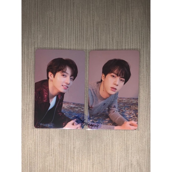 Jungkook dan Jin Tear O // PC Photocard JK maung seokjin MPC RM PTD Permission to dance