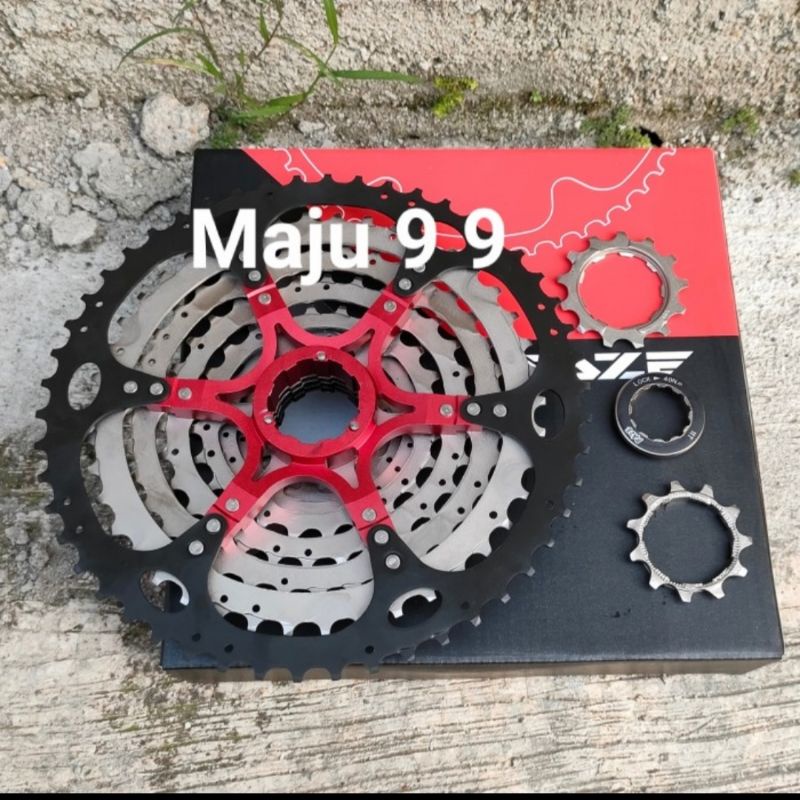 Sprocket Casette Raze 10 speed 11-50T Model Slop Asli in Box