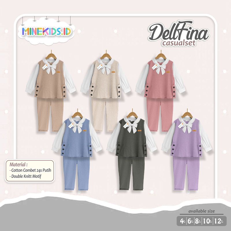 ‼️ READY ‼️ 4 -12T DELLFINA BY MINEKIDS