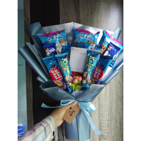 

DIY BOUQUET SNACK/SNACK BUKET (baca deskripsi!)