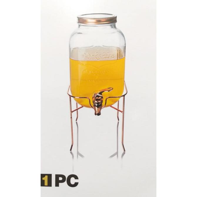 Dispenser Kaca/Glass Storage Drink/Mason Glass Jar/Beverage Glass/Kaca