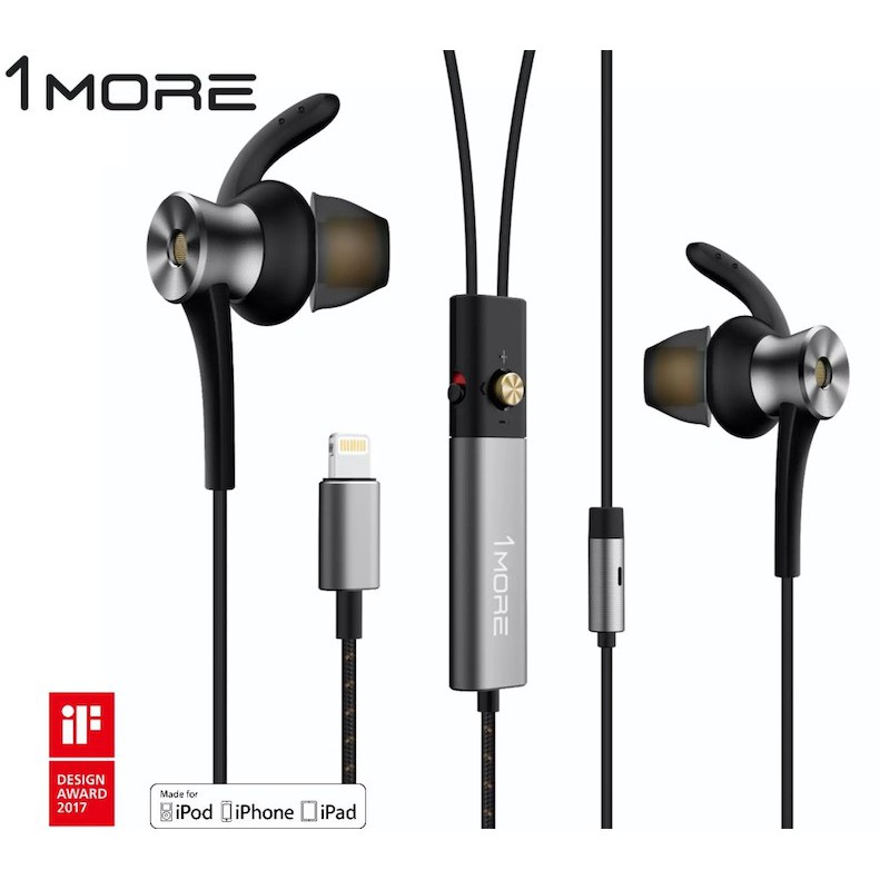 1More Dual Driver Lightning ANC High Class Earphone Superior Audio