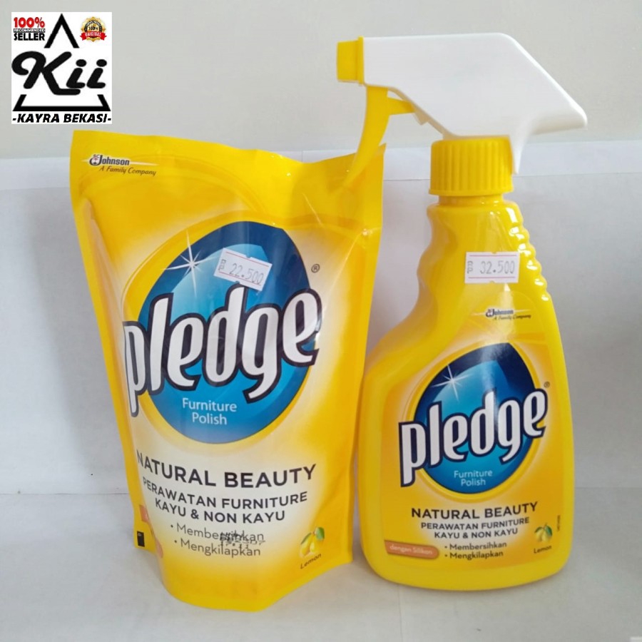 Pledge Furniture Polish Refill 450ml - Pledge Pembersih Perabot Rumah