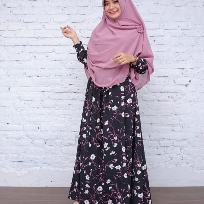 Tsamara Syar'I By Axelle Collection | Gamis Syar'I Original Brand AK845  Wolfis Monalisa SunriseSyar