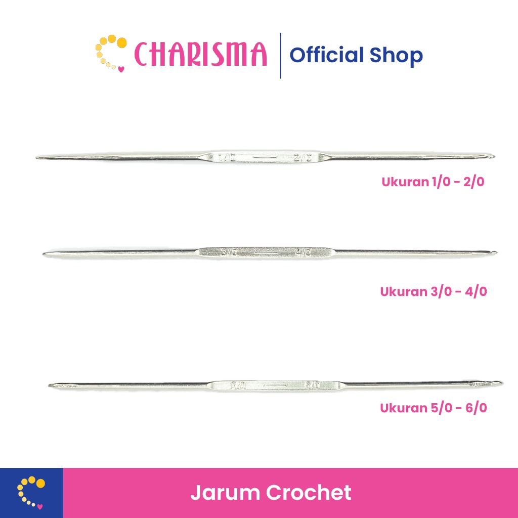 Charisma Hakpen Rose Jarum - Rajut Rose Crochet Hooks Perlengkapan Menjahit Berbagai Ukuran Hakpen R