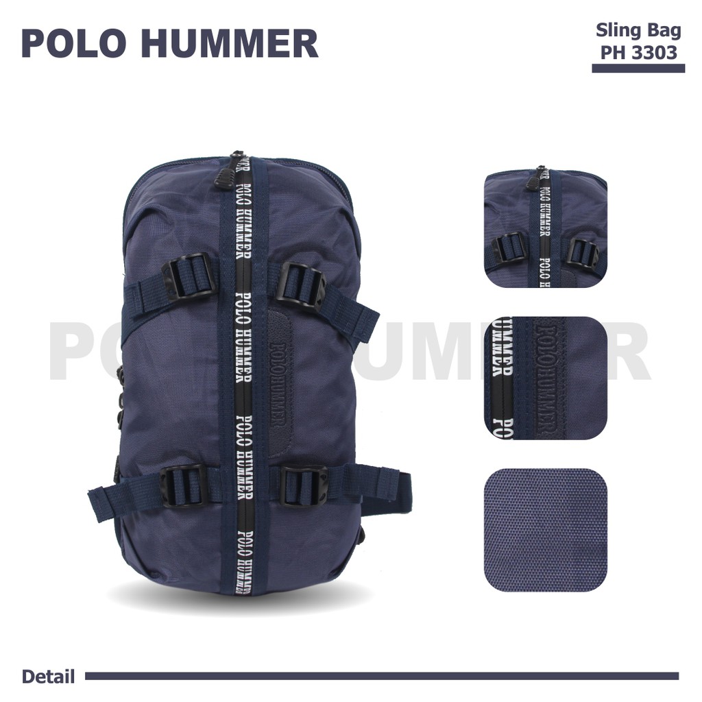 Tas Outdoor Pria Wanita - Sling Bag Tas Selempang Slempang Polo Hummer