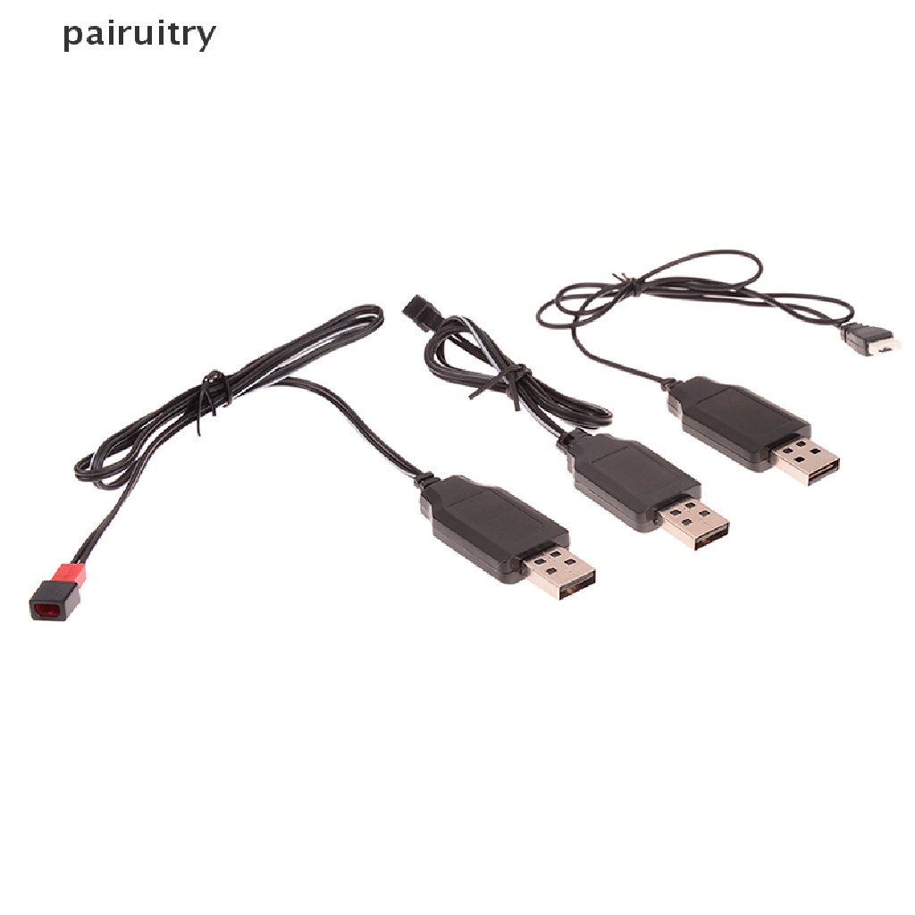 Prt charger Baterai usb 3.7V sm-2p jst xh2.45 x5 Untuk rc Helikopter quadcopter