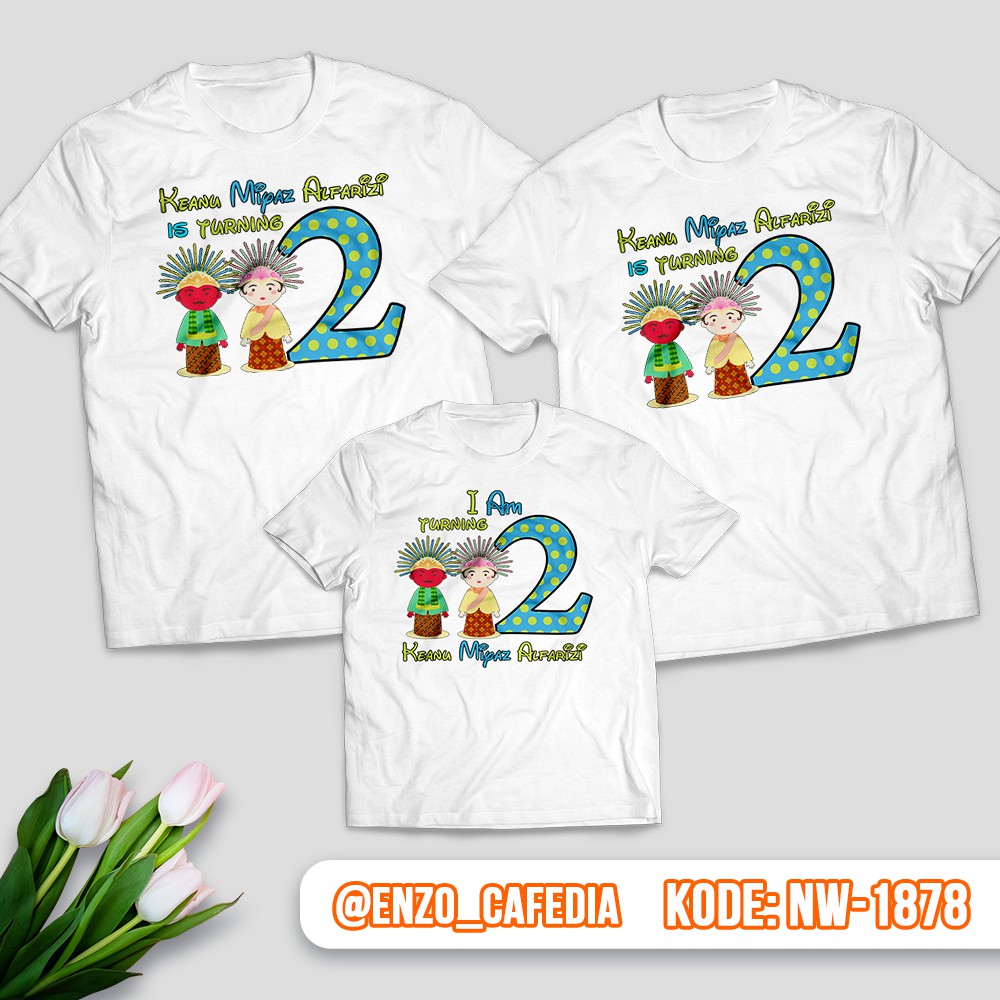 Jual Kaos  Ulang  Tahun  Anak Kaos  Couple  Keluarga  Kaos  