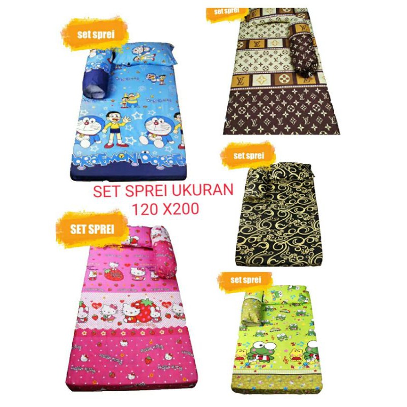 SPREI UKURAN 120X200 BAHAN DISPERSE MOTIF KARTUN