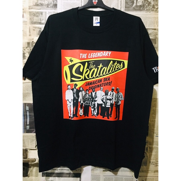 KAOS BAJU BAND THE SKATALITES PREMIUM OVERSIZE HNM QUALITY