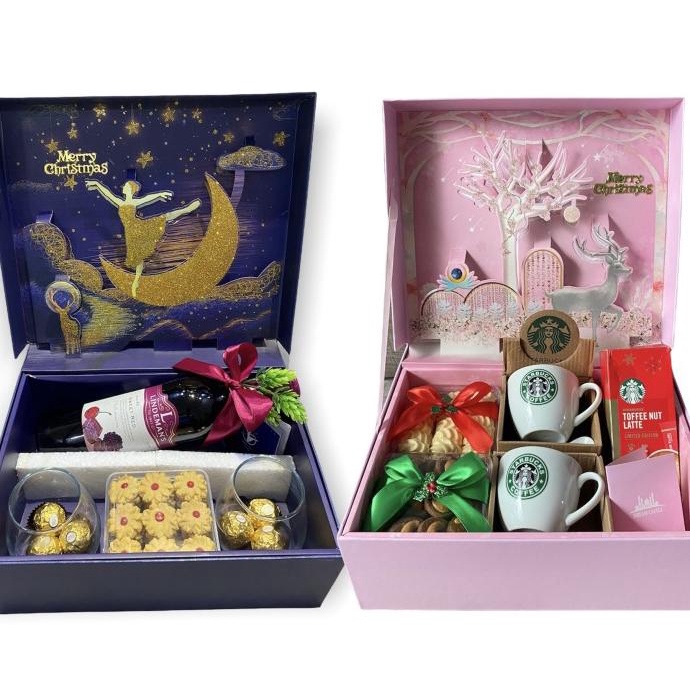 

PARCEL NATAL UNIK HAMPERS / HADIAH NATAL / KADO / GIFT BOX / KUE NATAL FGBV61352