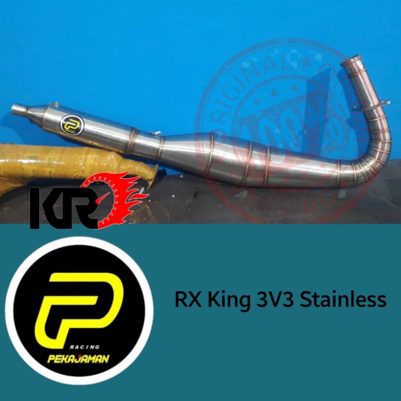 Knalpot Pekajaman RX King 3V3 Kompetisi Original Pekajaman Yogyakarta