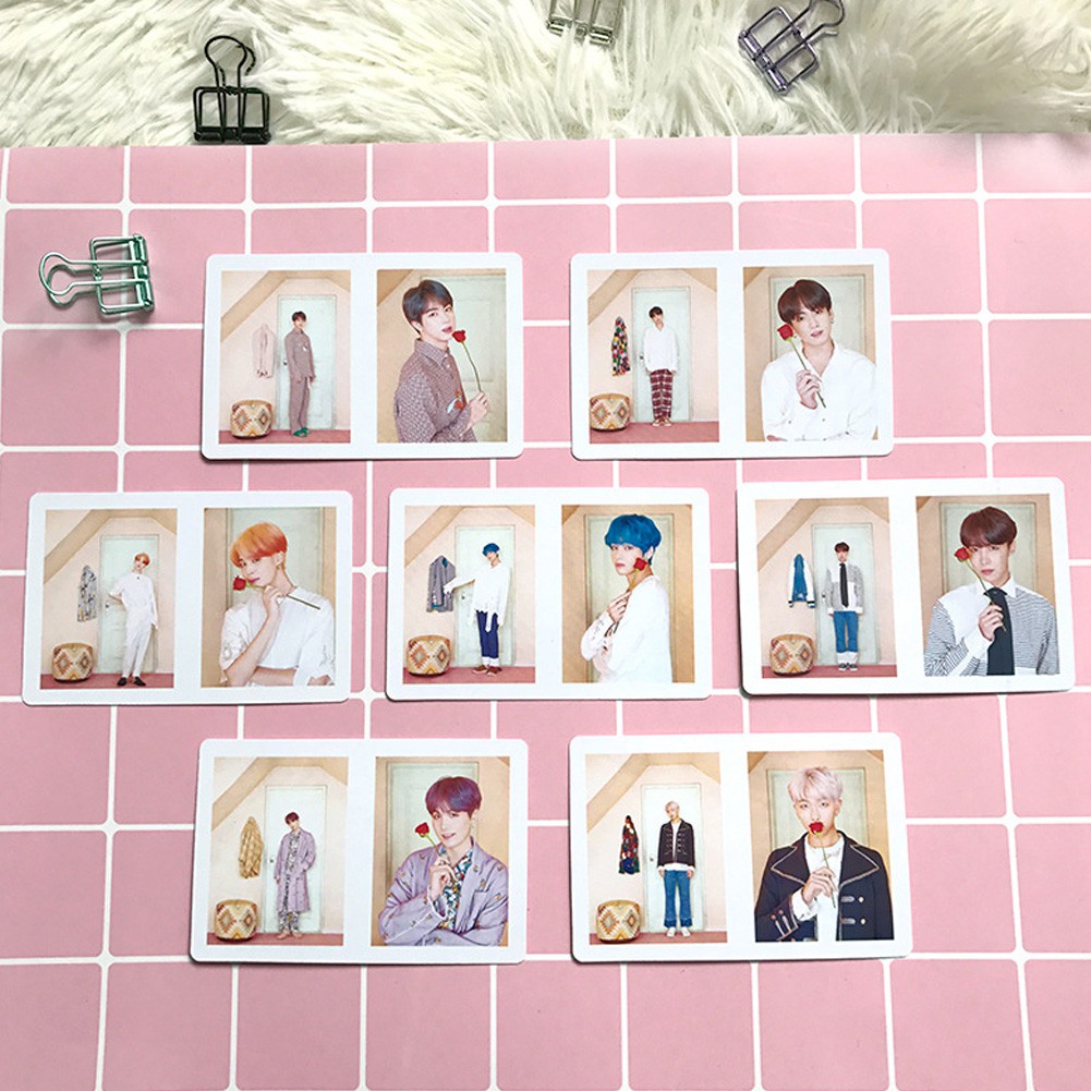 54pcs Kartu Lomo Foto Kpop Bts Bt21 Untuk Reparasi