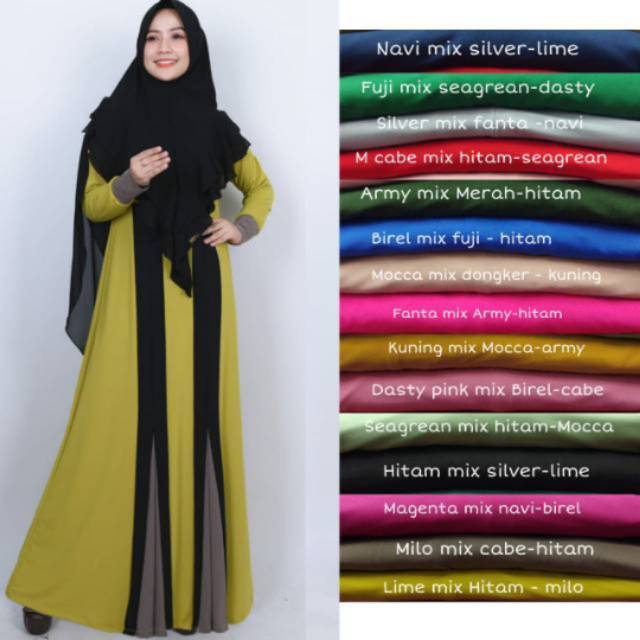 Gamis jersey premium ELSHY SPORTY