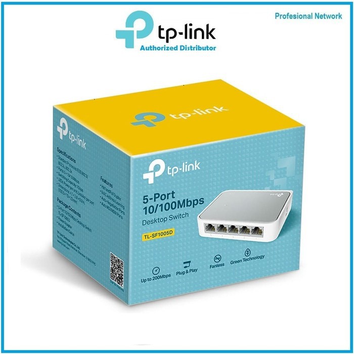 TP-Link TL-SF1005D/TP Link/TPLINK Switch Hub/LAN 5 Port TL SF 1005D - Switch internet