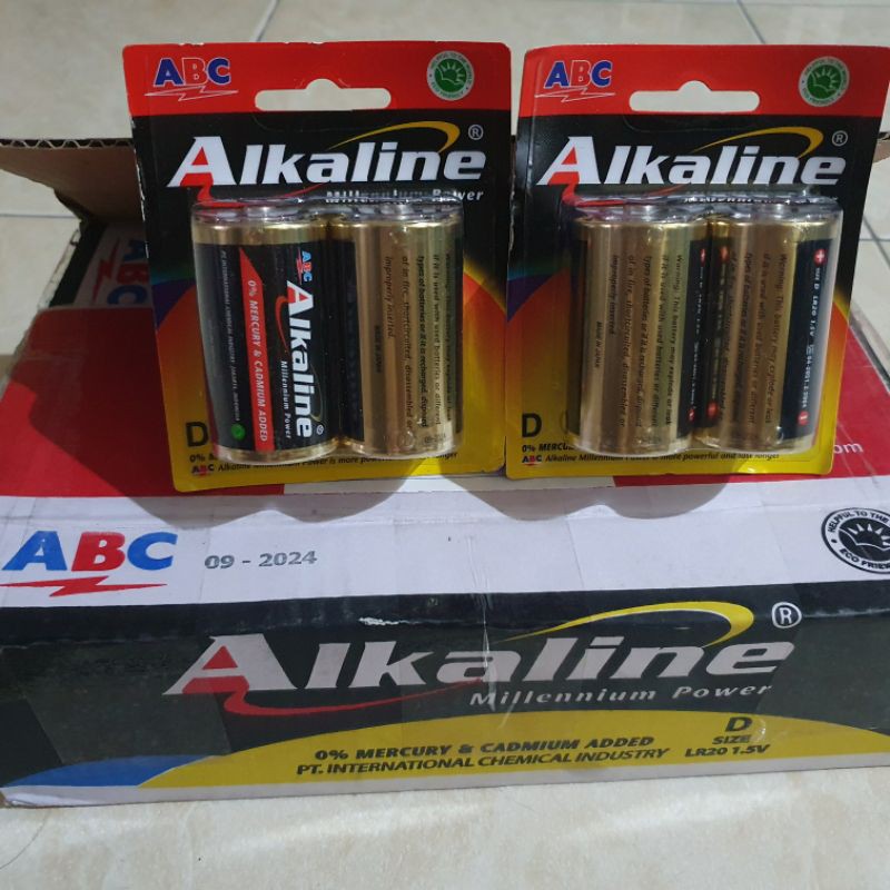 (Alkaline) BATERAI / BATTERAI / BATTERY ABC ALKALINE TYPE D LR20 1.5V (ALKALINE)