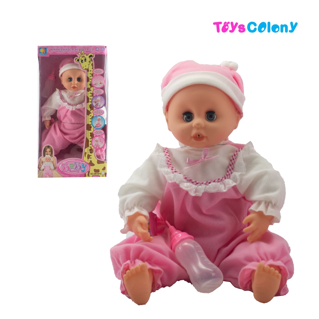 Baby Lovely - Boneka Bayi Interaktif bisa tertawa &amp; bertumbuh XMY8018