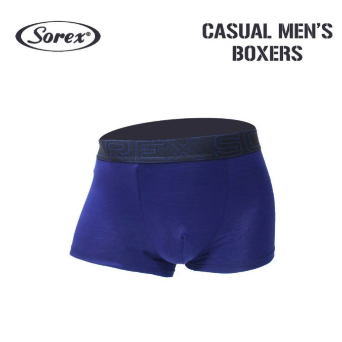 ( 1 Kotak isi 3 Pcs ) Boxer Pria Sorex Cotton Bamboo Fiber CD Lk M 2012 - Pakaian Dalam Pria