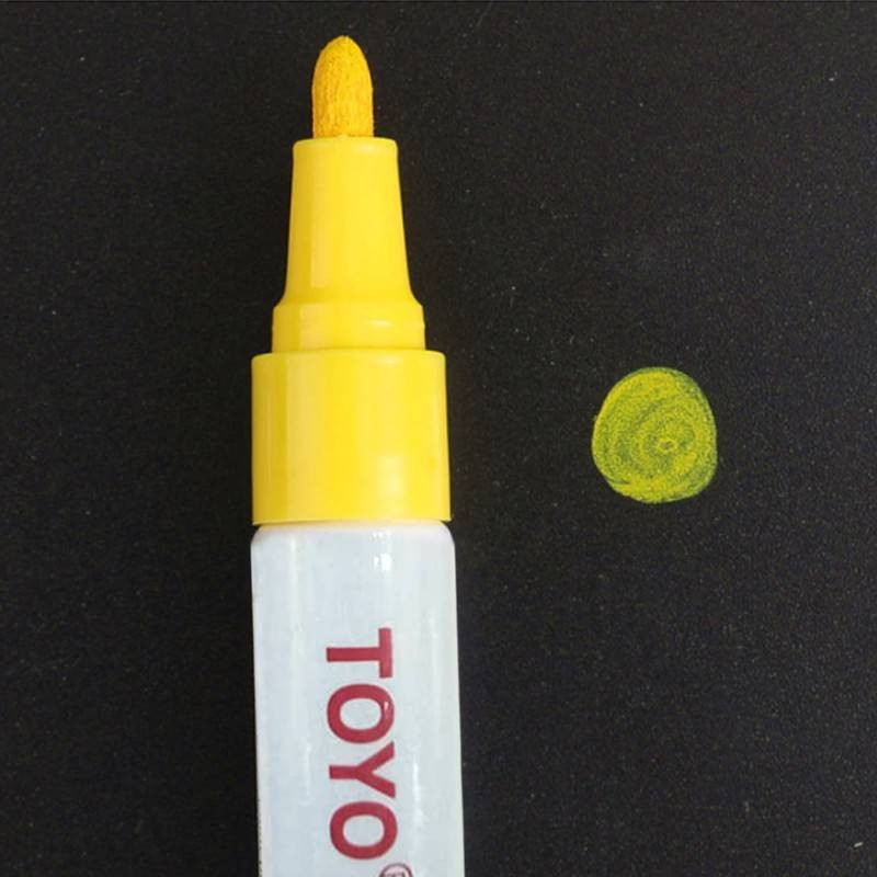 Spidol Ban Mobil Motor Toyo Paint Marker Original Warna Kuning